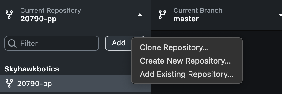 GitHub Desktop Add Repo